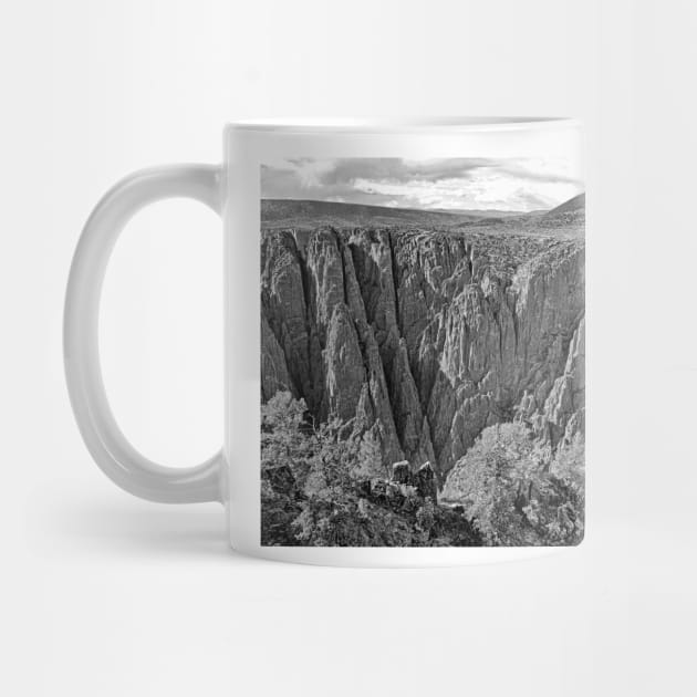 Black Canyon of the Gunnison 4 BW by bobmeyers